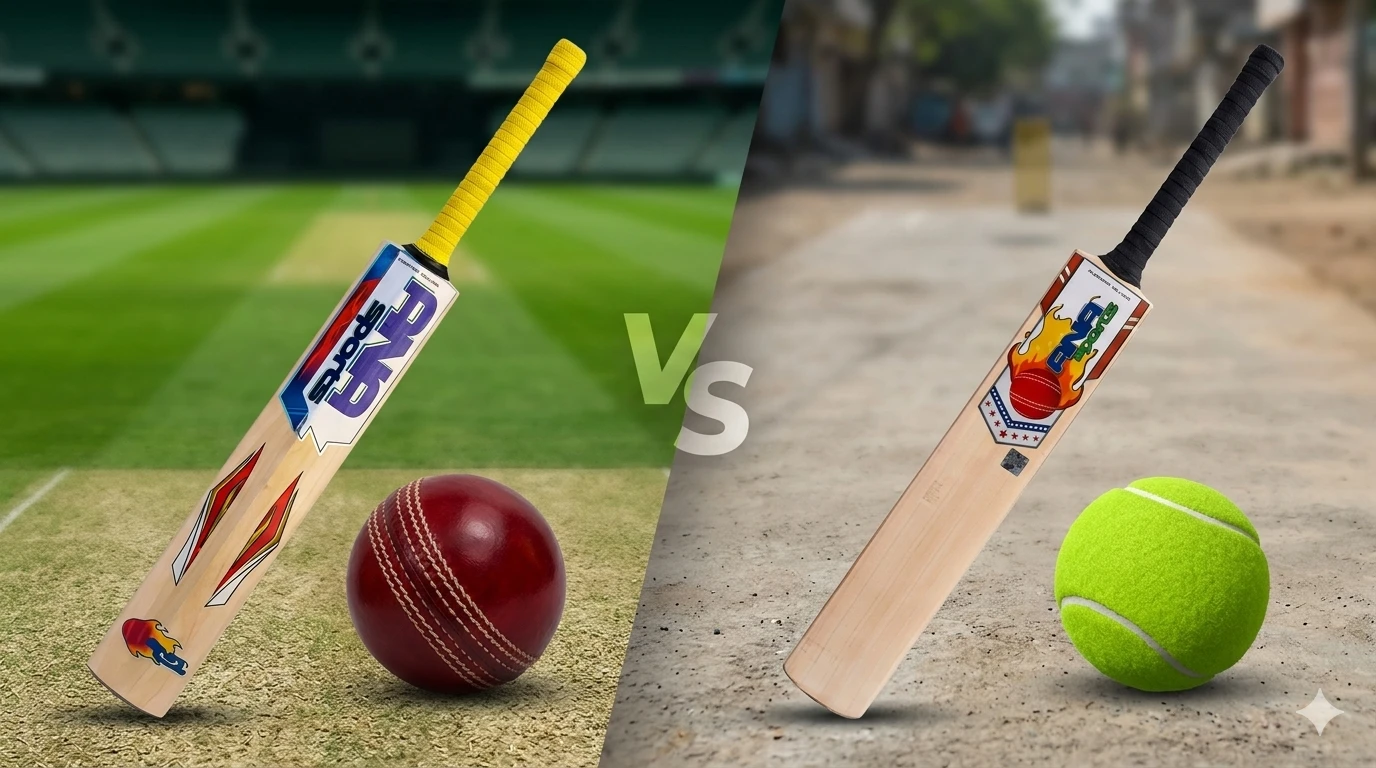 Leather Cricket Bat vs Tennis Cricket Bat - Which Should You Actually Buy?